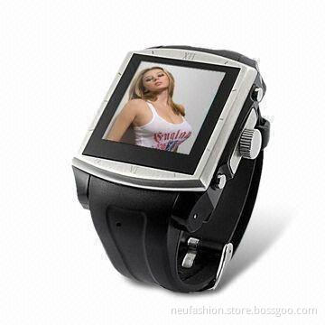 Mobile Phone Watch with Bluetooth, Headset and 2 to 32GB Memory Capacity